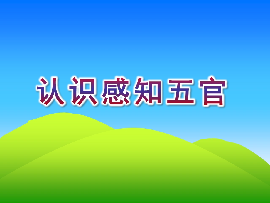 小班健康《认识感知五官》PPT课件教案幼儿课件-认识五官(五官很重要).pptx [修复的].pptx_第1页