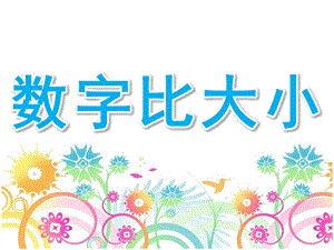 大班数学《数字比大小》PPT课件教案数字比大小.pptx