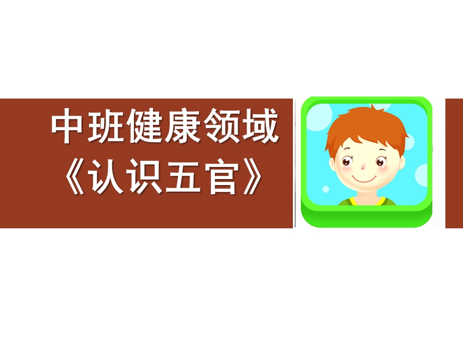 中班健康《认识五官》PPT课件教案微课件.ppt_第1页