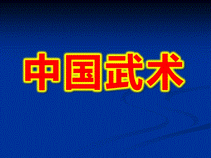 大班健康《中国武术》PPT课件教案中国武术简介.ppt