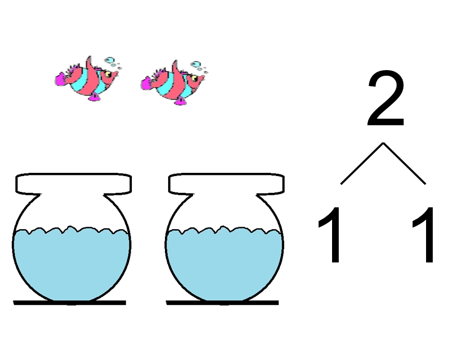 幼儿园数学《分小鱼》PPT课件大班数学4的分成分小鱼.ppt_第2页