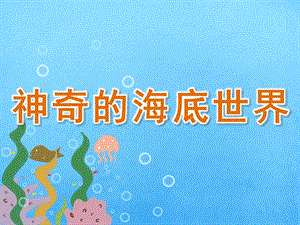 大班科学《神奇的海底世界》PPT课件教案PPT课件.ppt