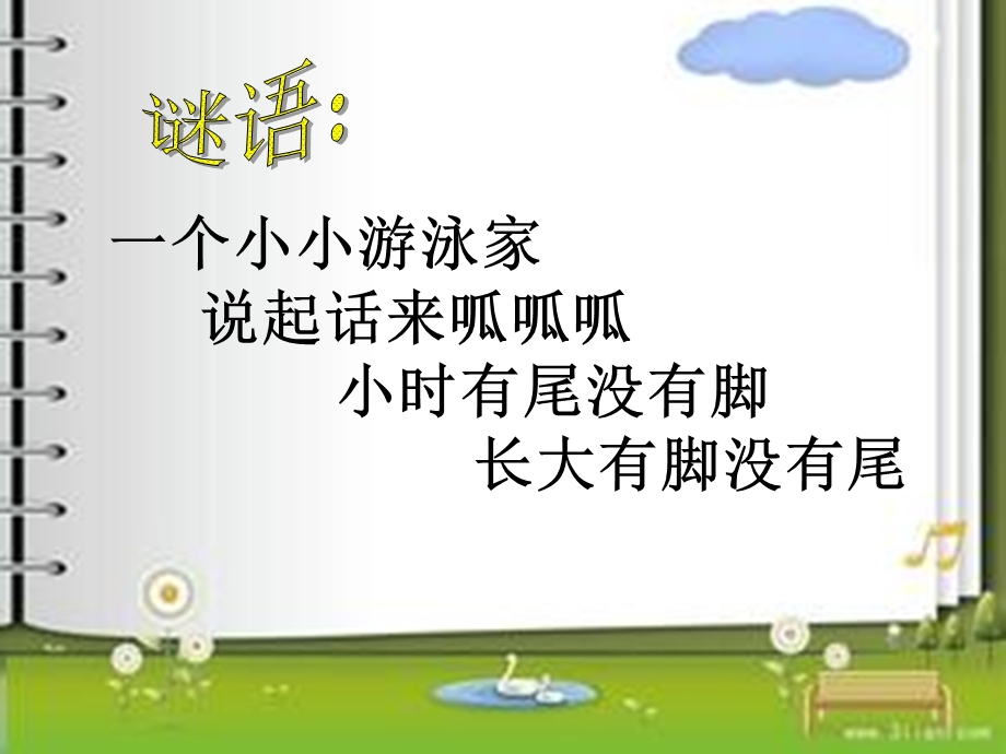 大班语言活动《青蛙歌》PPT课件青蛙歌.ppt_第3页