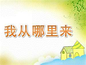 幼儿园科学《我从哪里来》PPT课件教案PPT课件.ppt