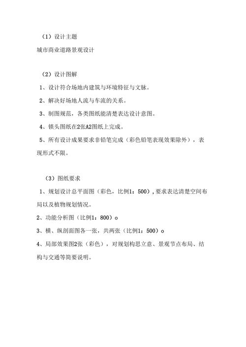 《景观综合性方案设计》--专题设计与代表作品--习题1.docx