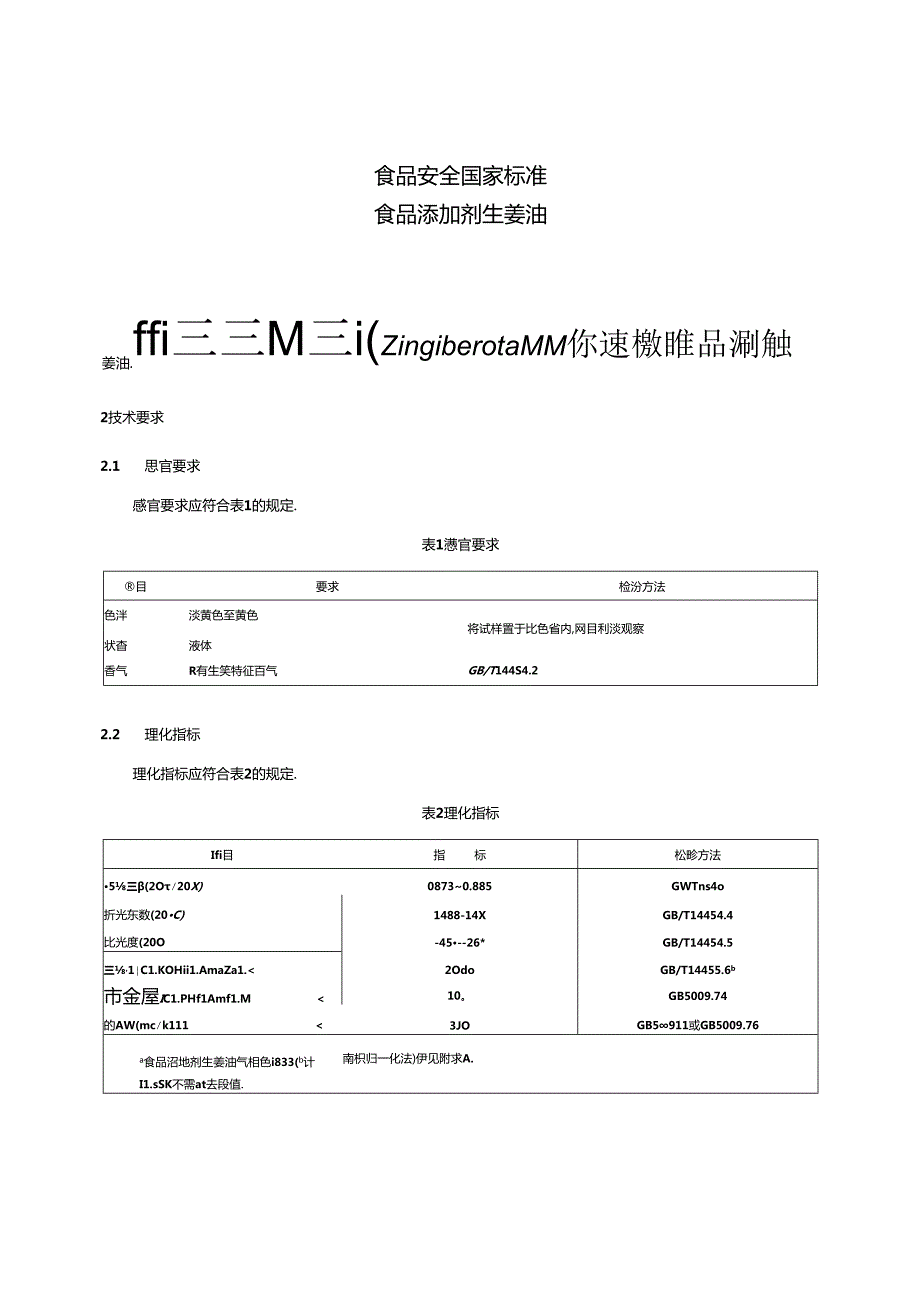 GB 1886.29-2015 食品安全国家标准 食品添加剂 生姜油.docx_第3页