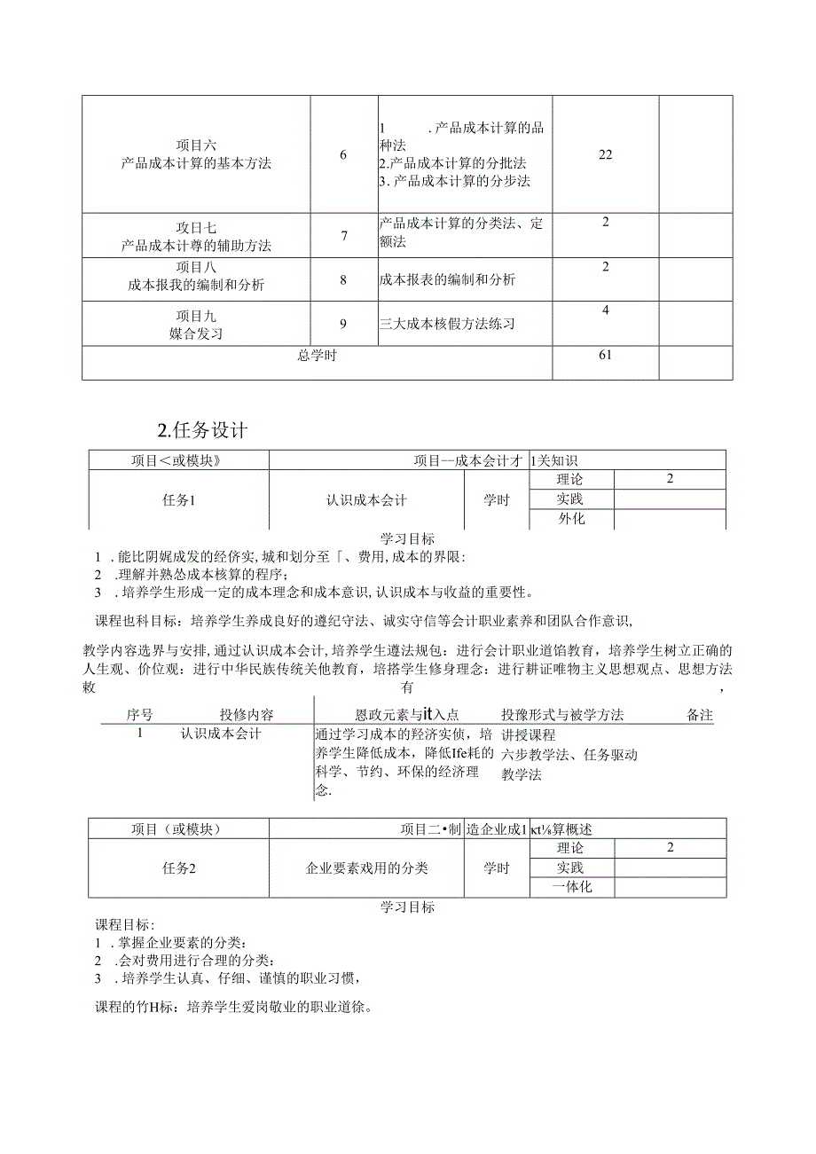 《成本核算与管理》课程标准.docx_第3页