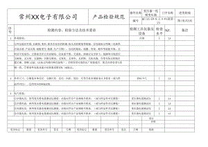 变压器-低频变压器进货检验标准.docx