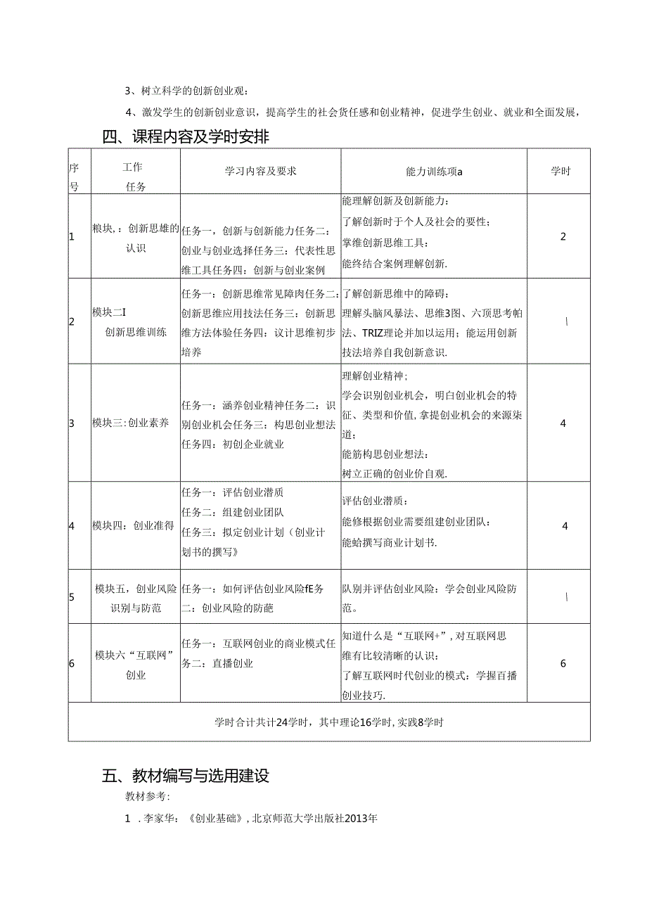 《创业模拟实训》课程标准.docx_第3页