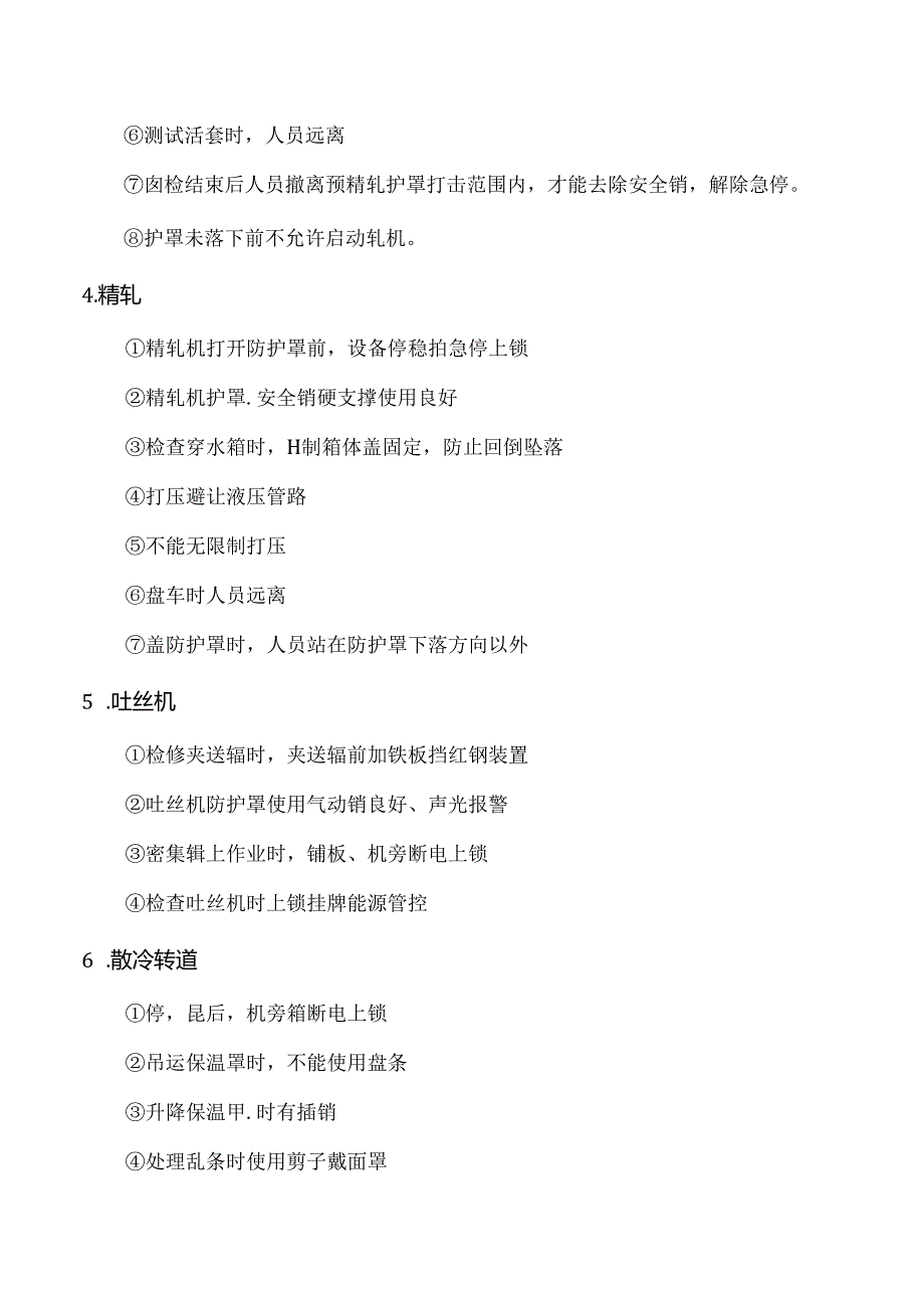 轧钢厂岗检重点安全管控规定.docx_第3页