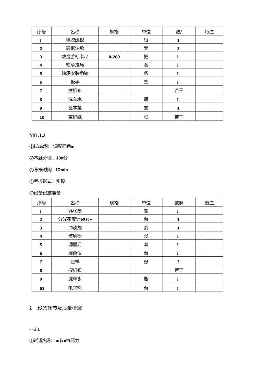 2024年山东省职业技能等级认定试卷 真题 印刷操作员（平版印刷员） 四级（中级）技能考核-D卷考场准备通知单.docx_第3页