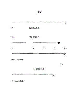 工艺运行操作规程.docx