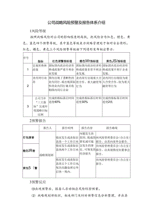 公司战略风险预警及报告体系介绍.docx