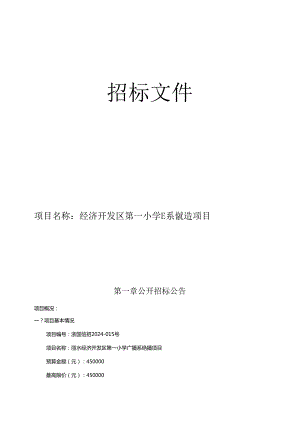 经济开发区第一小学广播系统改造项目招标文件.docx