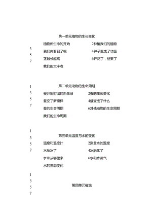 教科版小学三年级下册科学教案（全册）.docx