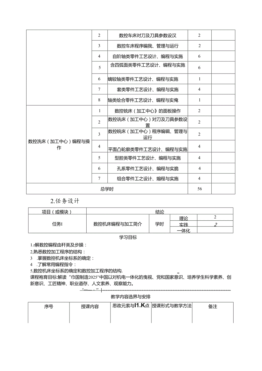 《数控机床编程与加工》课程标准.docx_第3页