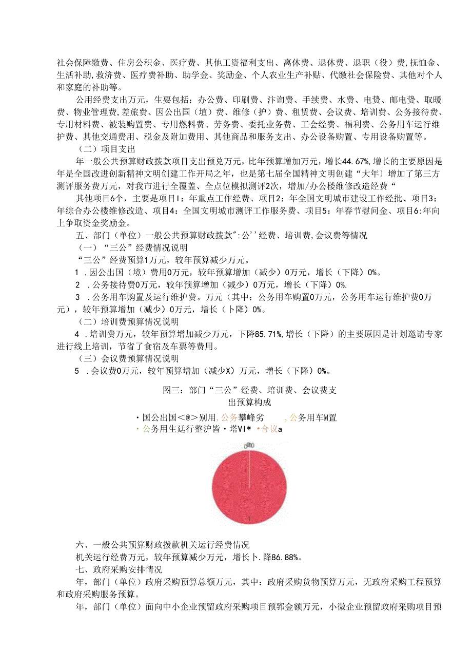 市精神文明建设指导委员会办公室年度部门预算公开情况说明书.docx_第3页