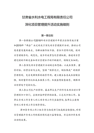 项目管理提升实施细则.docx